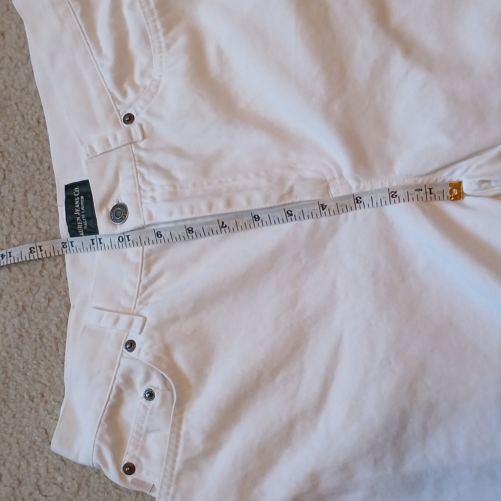 Ralph Lauren White Capris Womens 10 - Picture 5 of 7